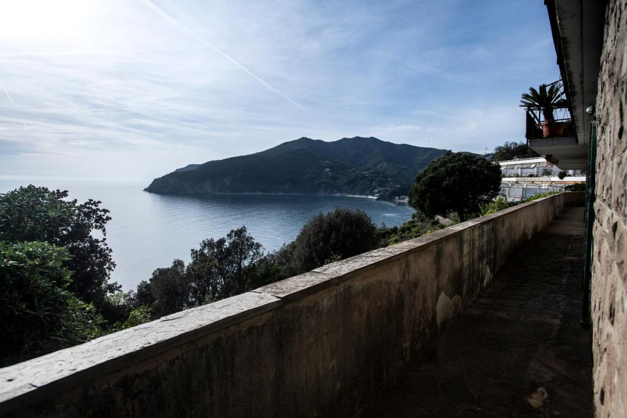080 - La Villa Storica Il Vigneto 45B, Terrazza Sul Mare - Parcheggio Privato Gratis مونيلّي المظهر الخارجي الصورة