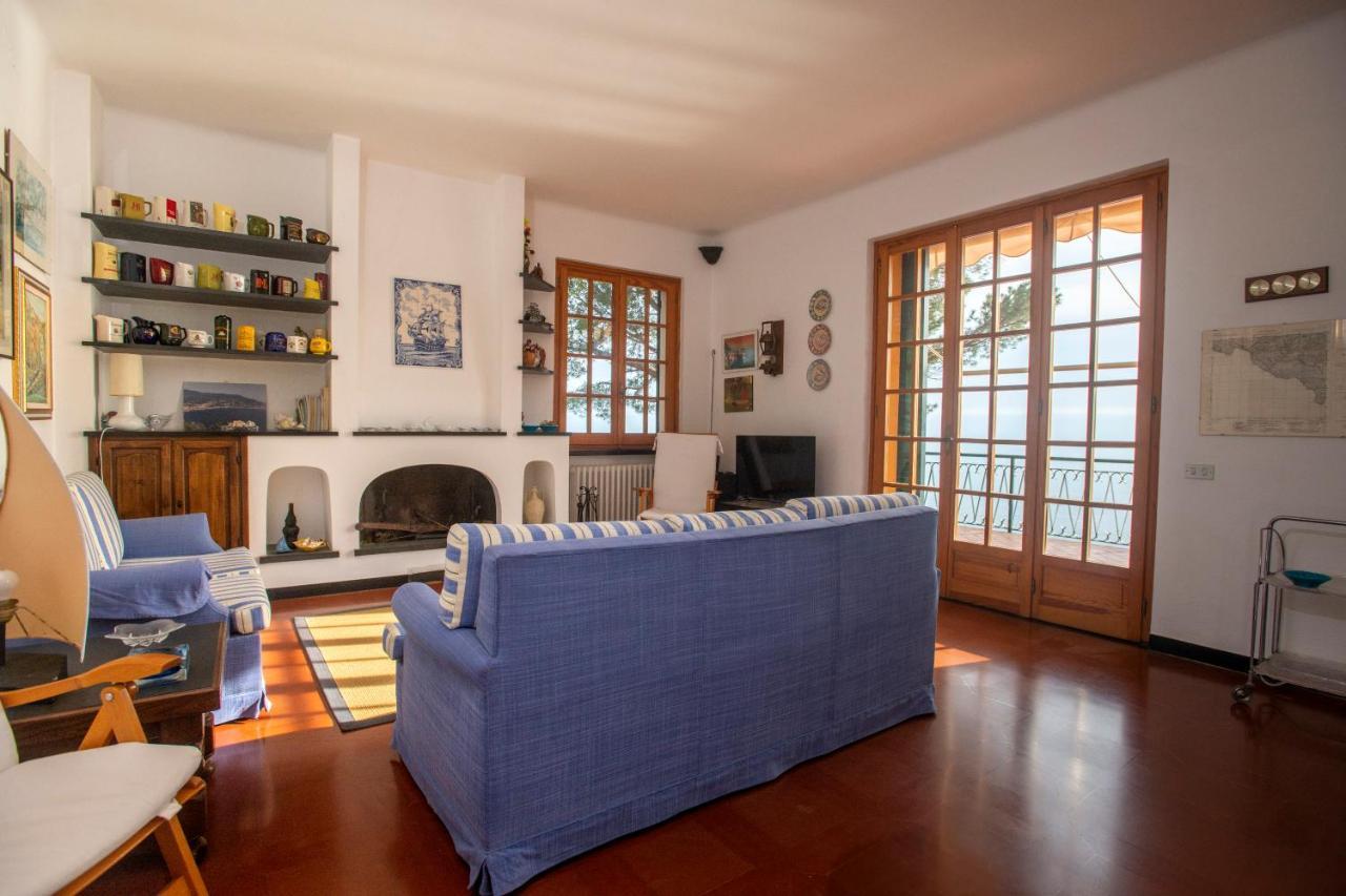 080 - La Villa Storica Il Vigneto 45B, Terrazza Sul Mare - Parcheggio Privato Gratis مونيلّي المظهر الخارجي الصورة