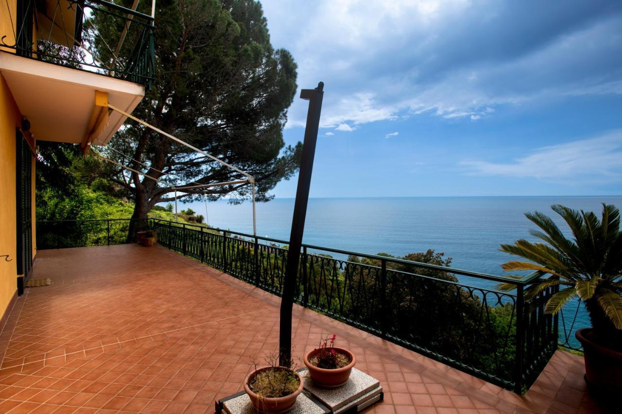 080 - La Villa Storica Il Vigneto 45B, Terrazza Sul Mare - Parcheggio Privato Gratis مونيلّي المظهر الخارجي الصورة
